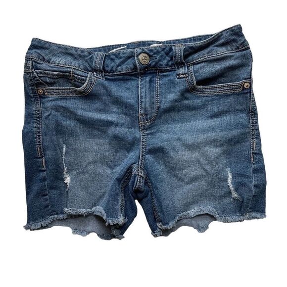 Seven7 Hi-Rise Distressed Denim Short - Women’s 8 - Picture 1 of 6